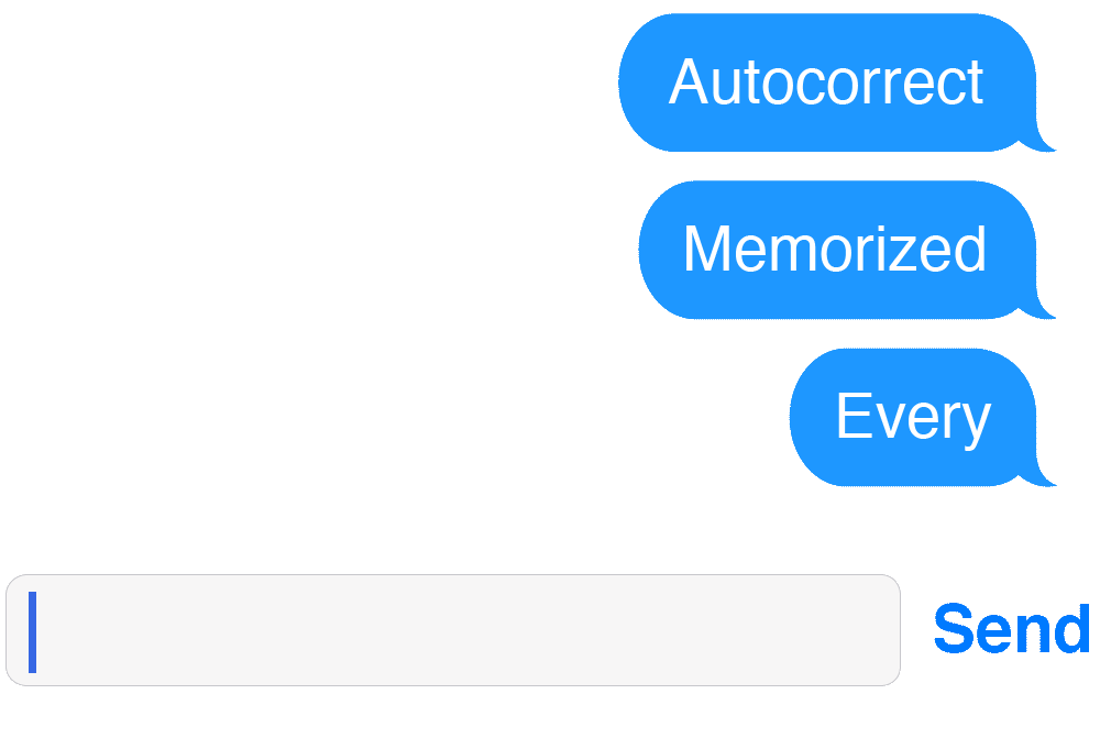 autocorrect remembers your nicknames